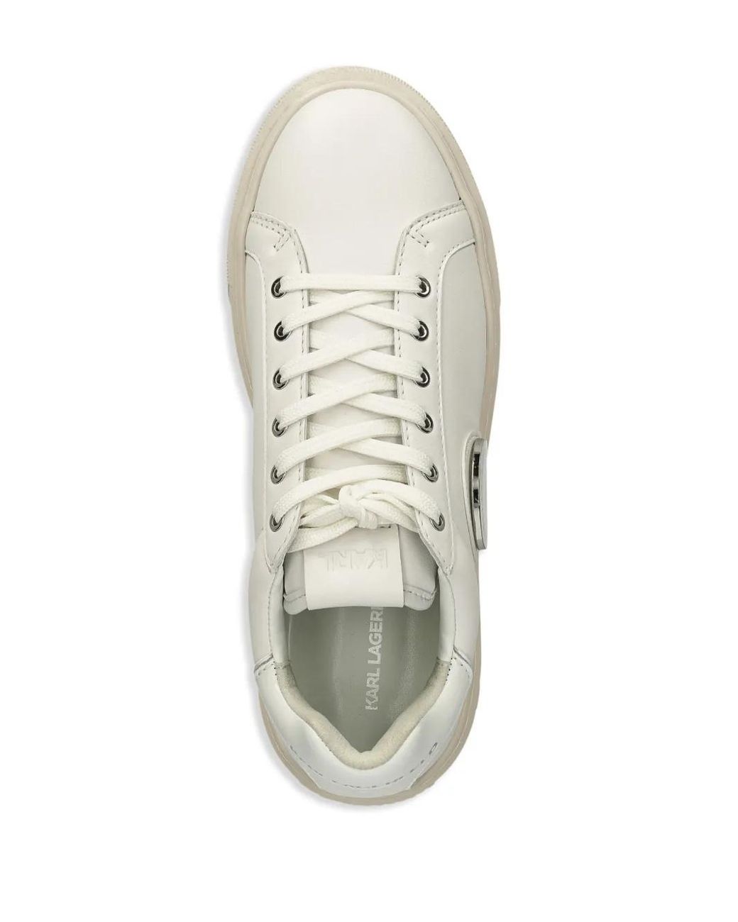 Karl Lagerfeld White Maxi Kup Sneakers