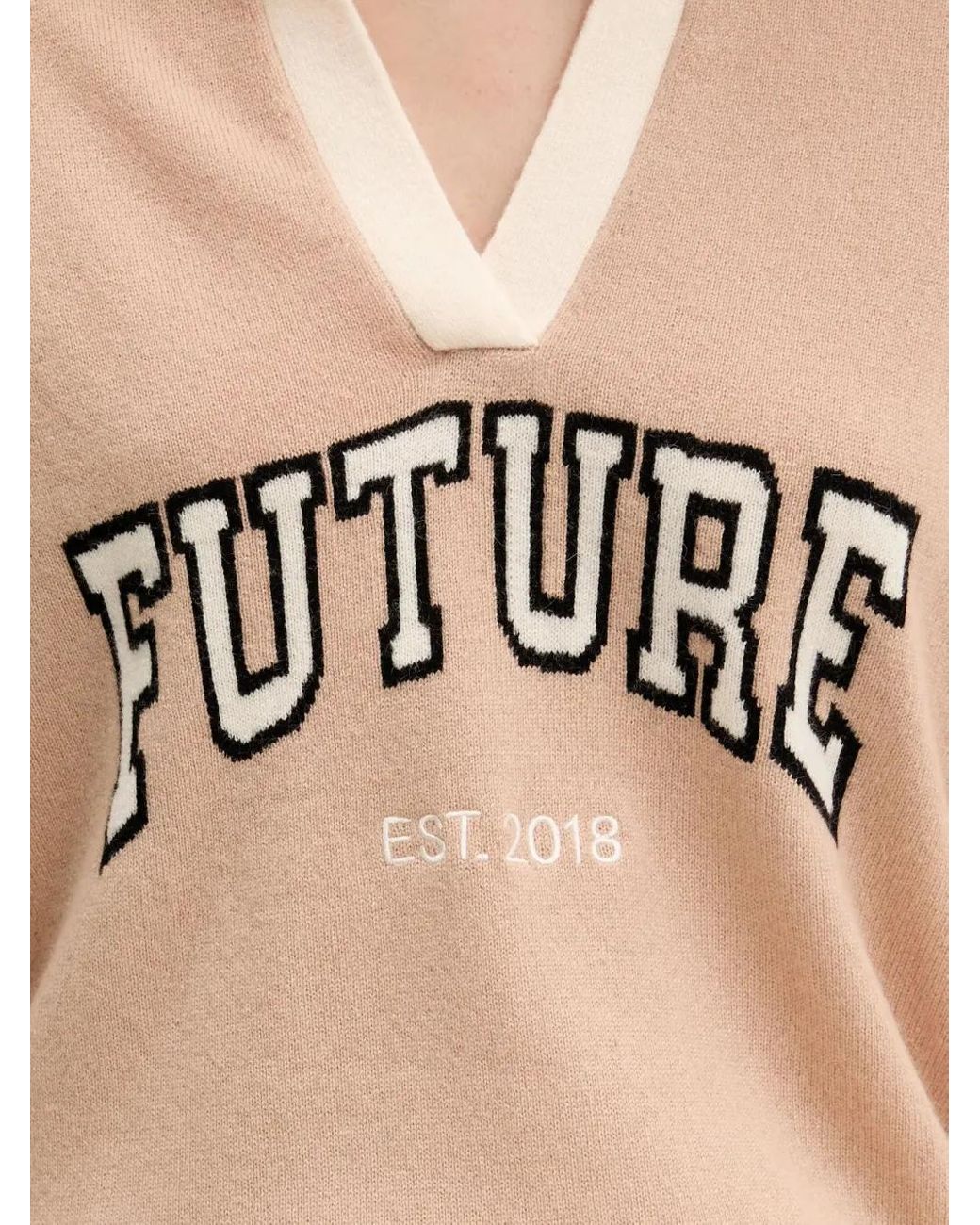 From Future Trui Met Kraag in het Blue