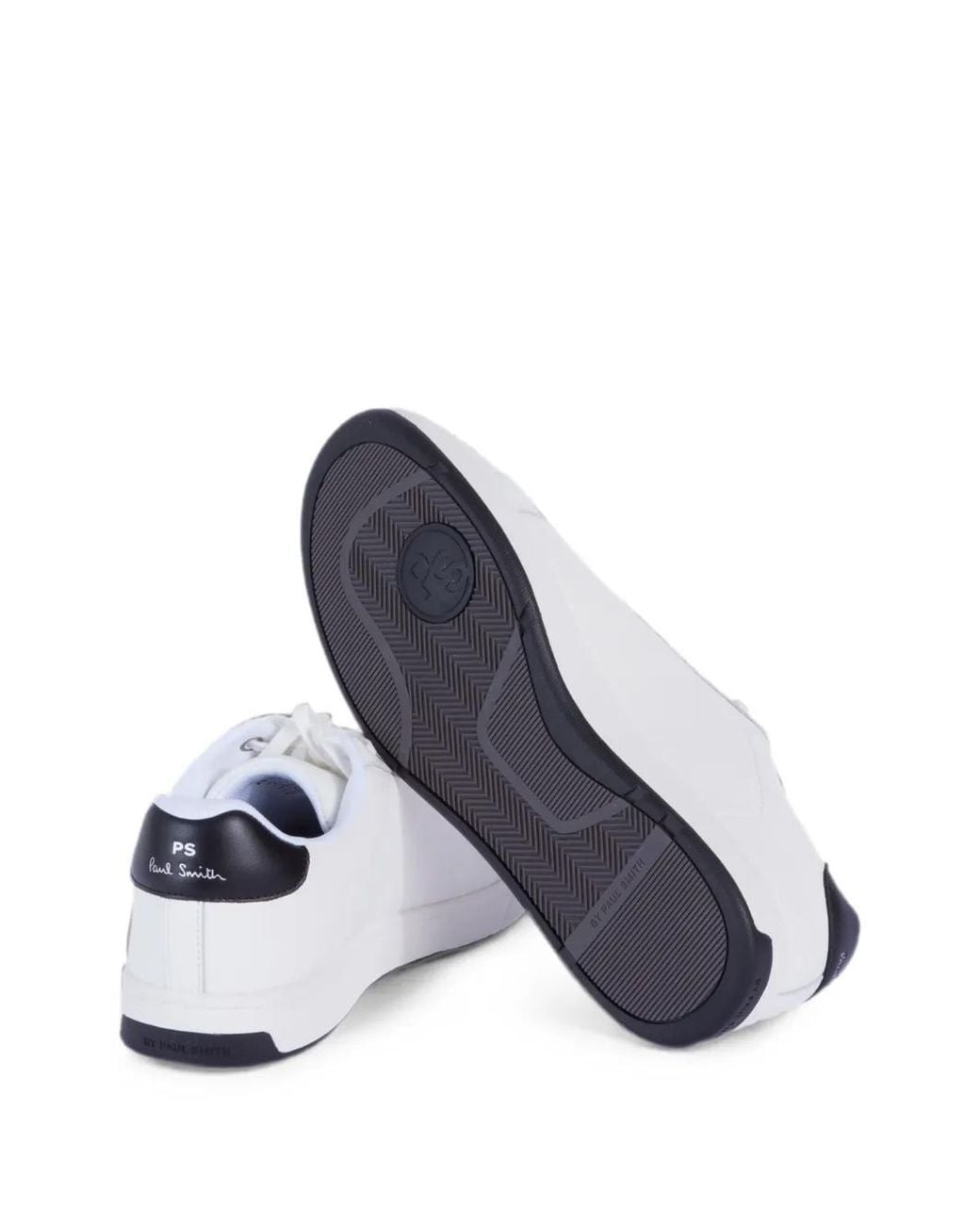 Paul Smith White Albany Leather Sneakers for men