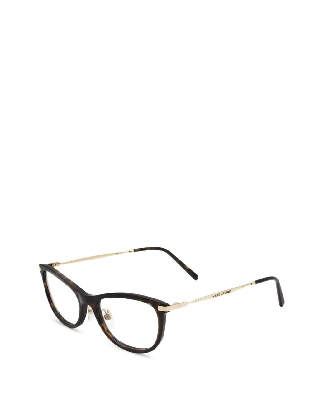Marc Jacobs White Cat-Eye-Brille