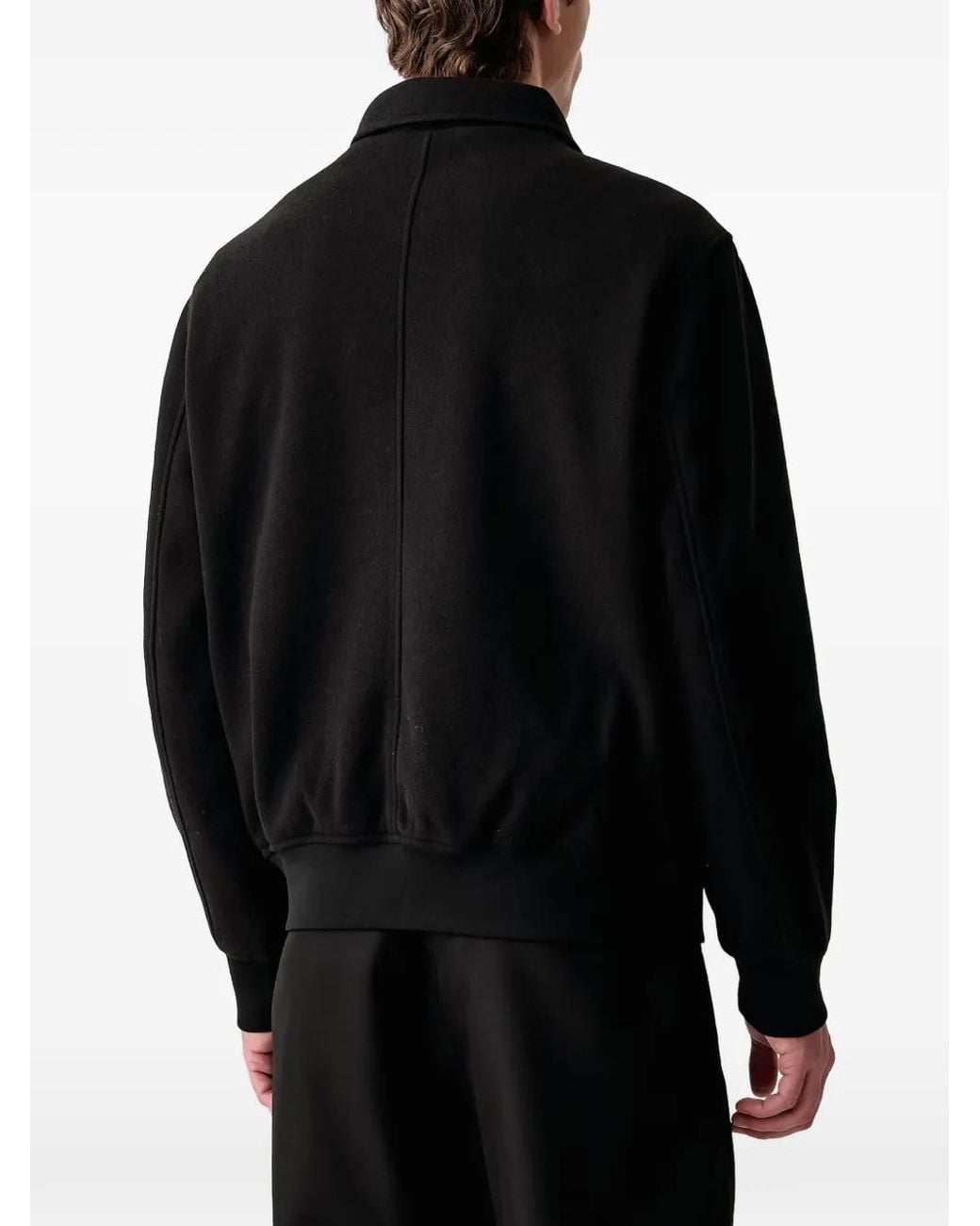 Lindbergh Black Veste Zippée À Poche Poitrine for men