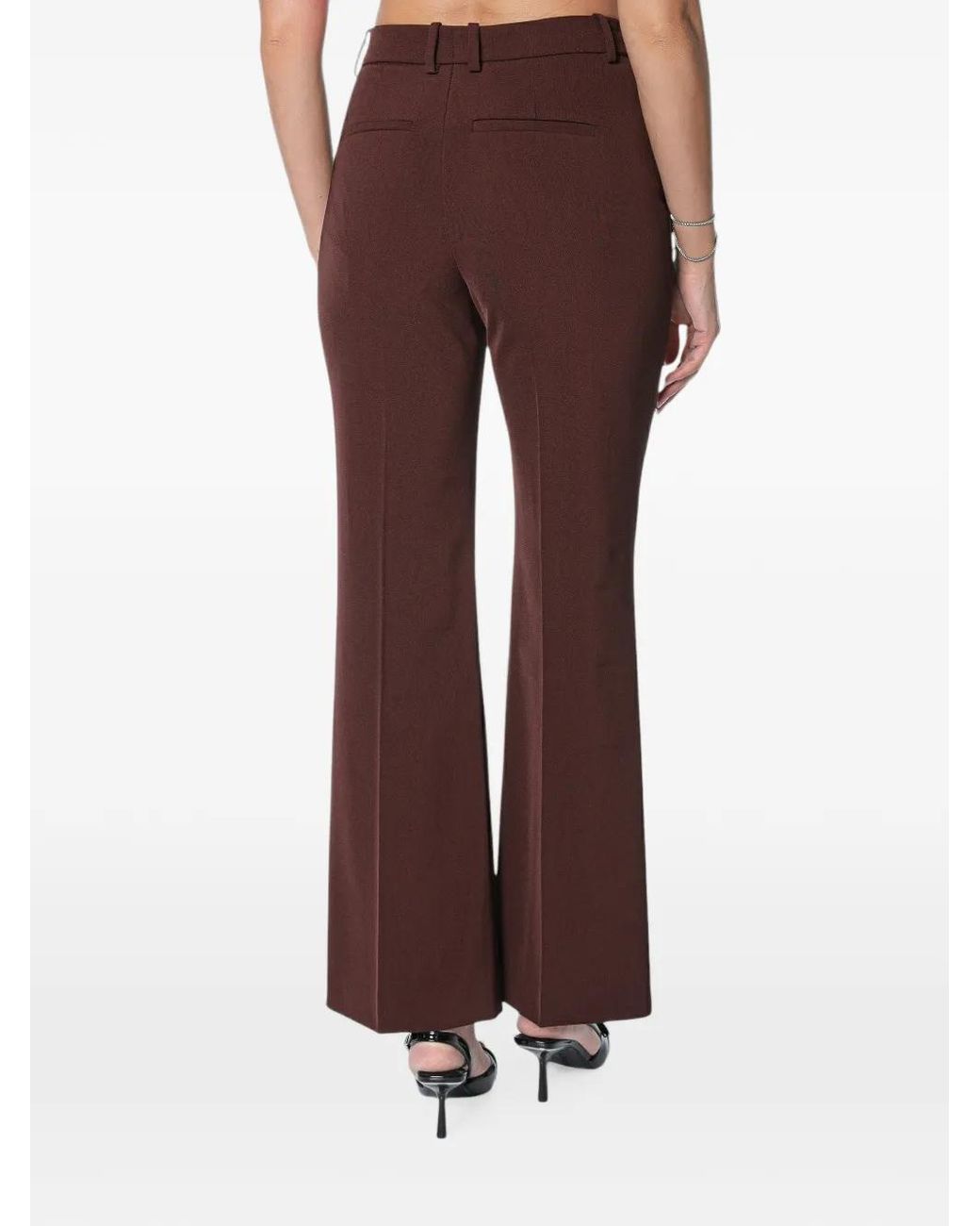 Drykorn Brown Argue Flared Trousers