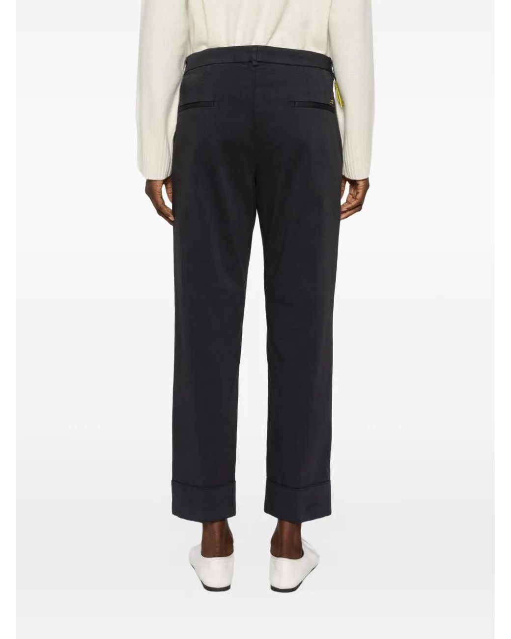 Mason's Gray Zip-Up Trousers