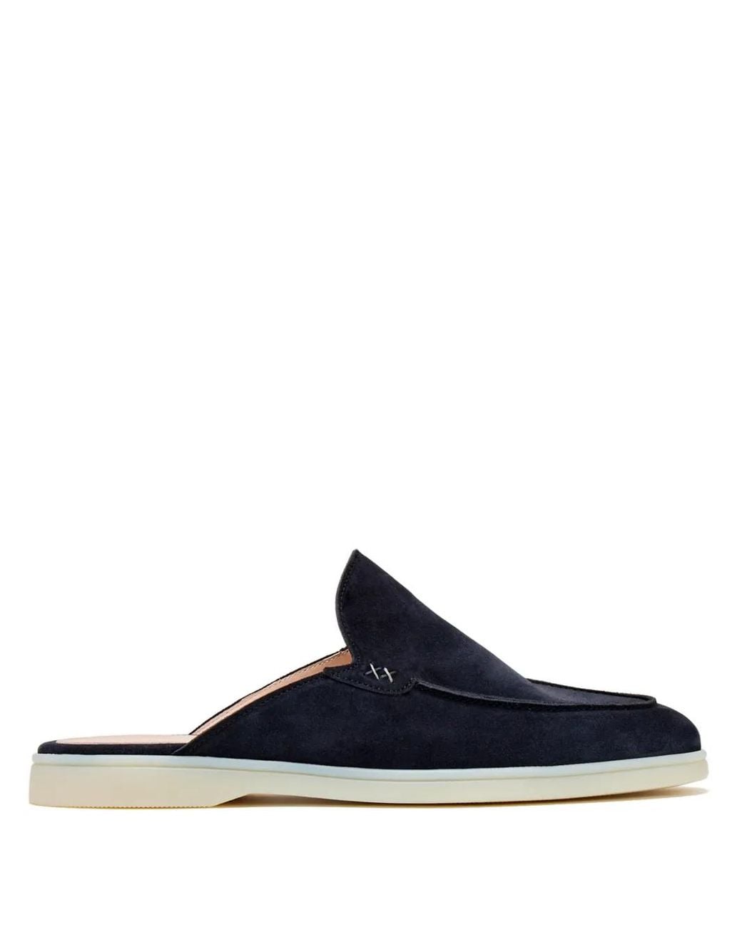 Forsa Blue Suede Loafers for men