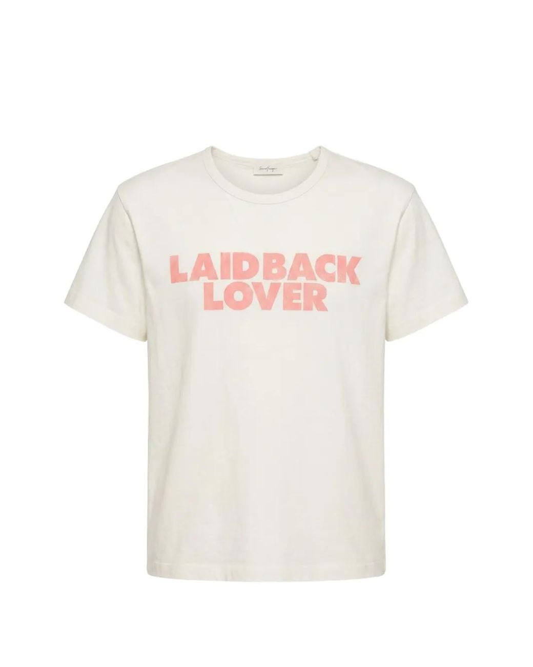 Camiseta Con Eslogan Estampado Second/Layer de hombre de color White