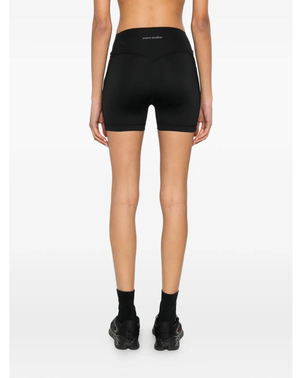 Adidas Black Entire Studios Optime Short Training Leggings
