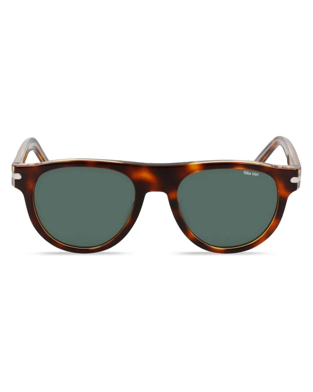 Nike Brown Crescent Iii Round-Frame Sunglasses