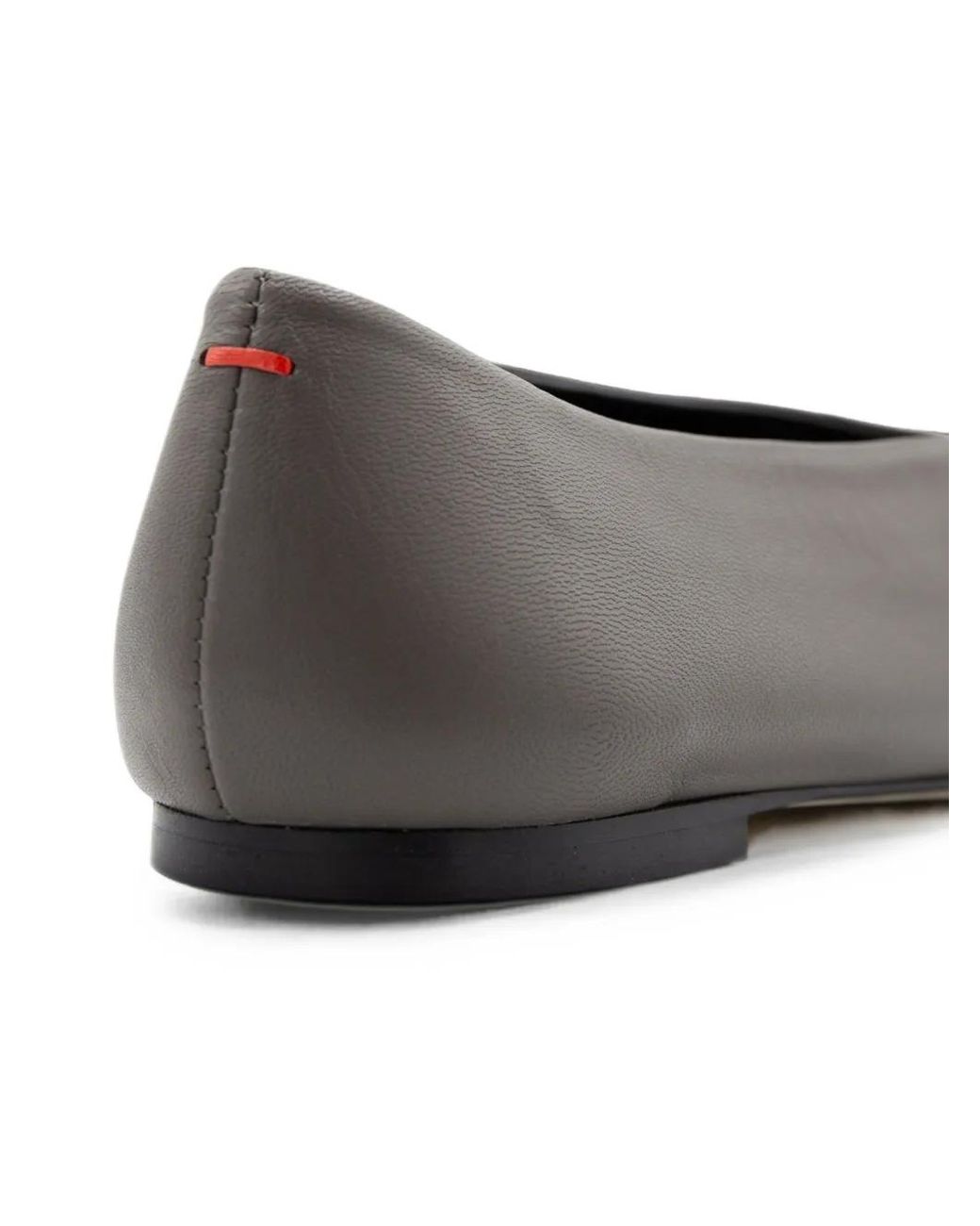 Aeyde White Ballerines Betty En Cuir