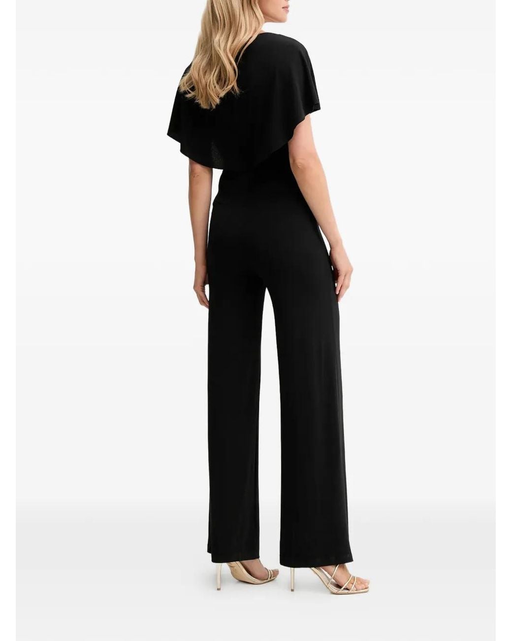 MARCIANO BY GUESS Black Knot-Detail Jumpsuit