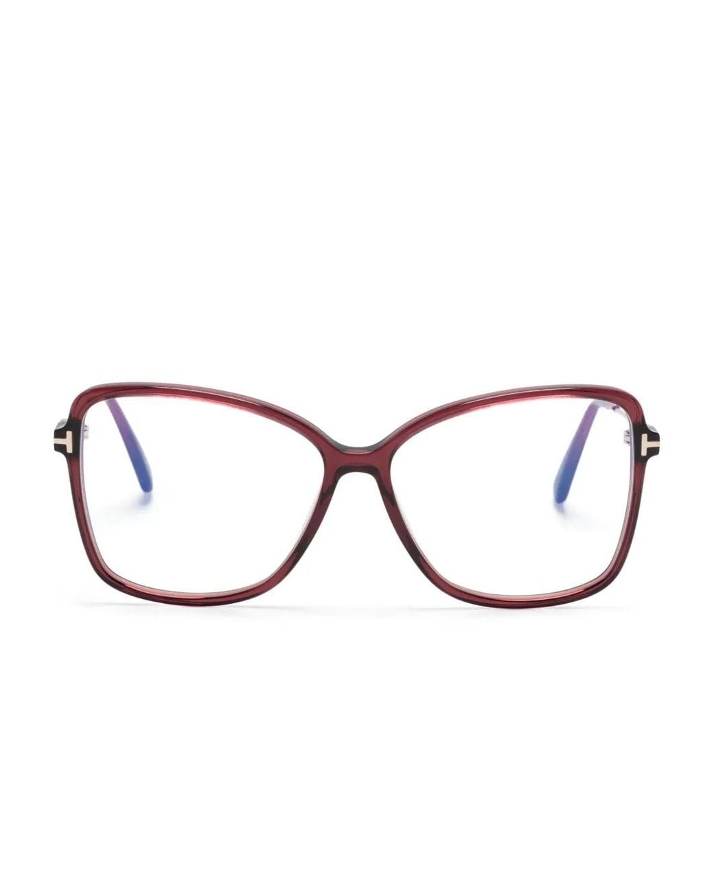 Occhiali A Farfalla di Tom Ford in Brown
