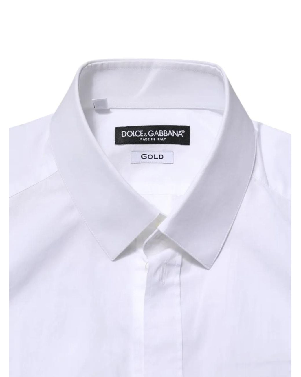 Dolce & Gabbana White Long-Sleeve Shirt for men