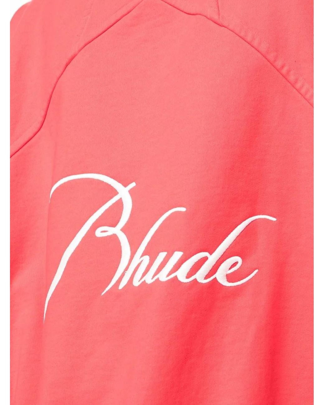 Rhude Embroidered Half-Zip Sweatshirt for men