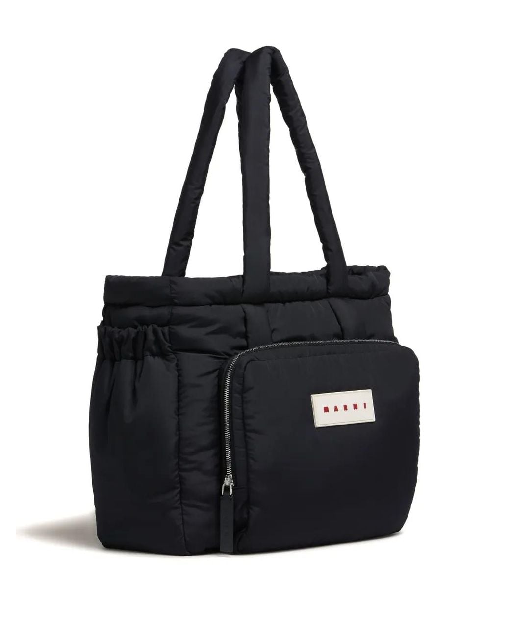 Borsa Tote Slouchy di Marni in Black da Uomo