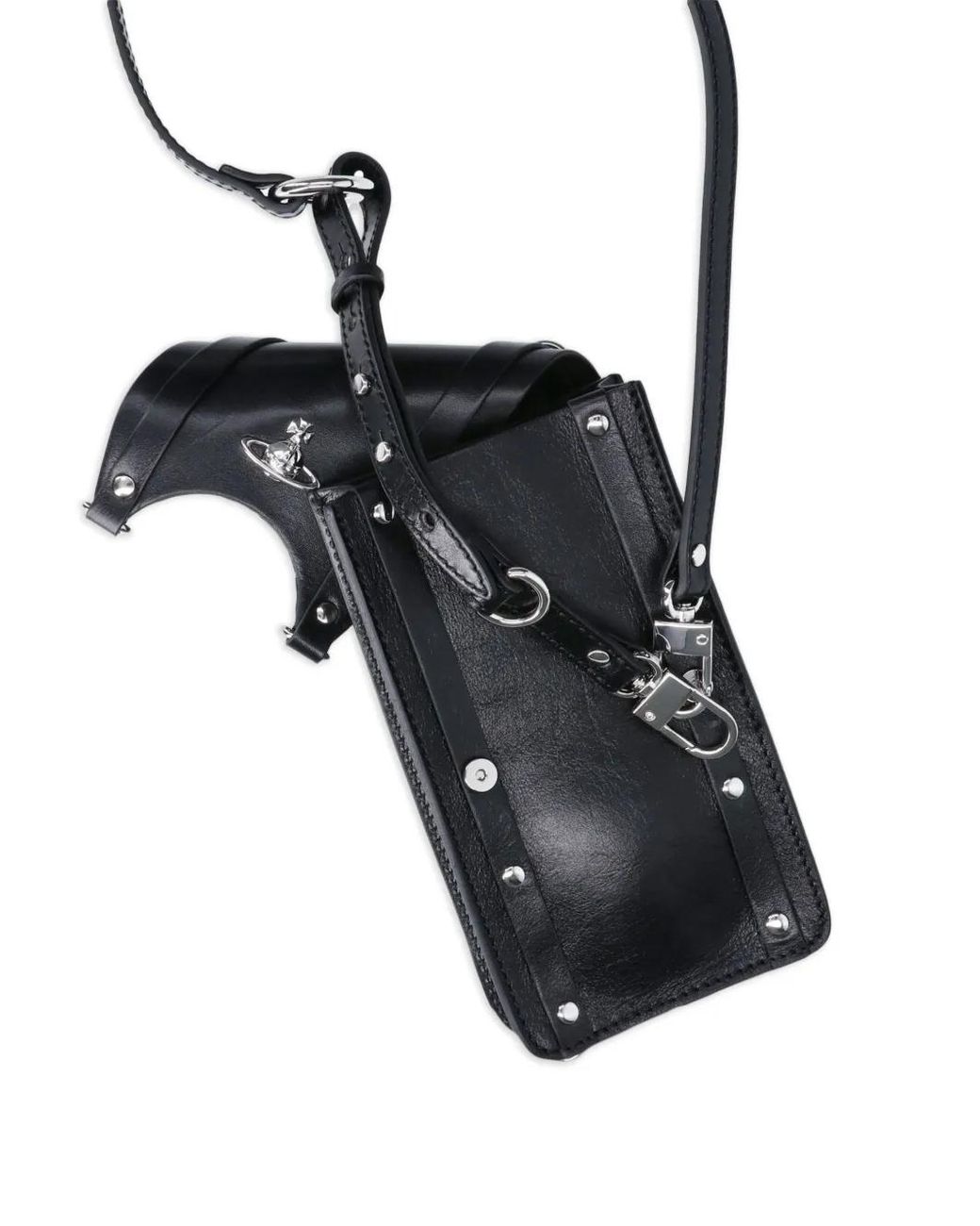 Vivienne Westwood Black Max Mini Crossbody Bag for men