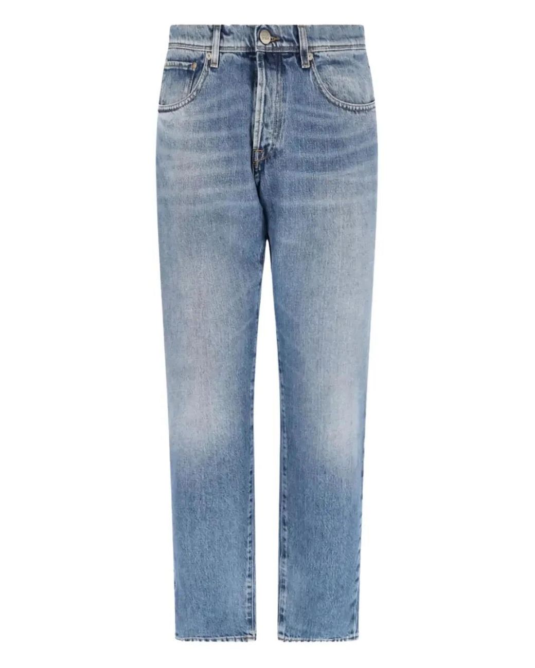 Incotex Blue Five-Pocket Jeans for men