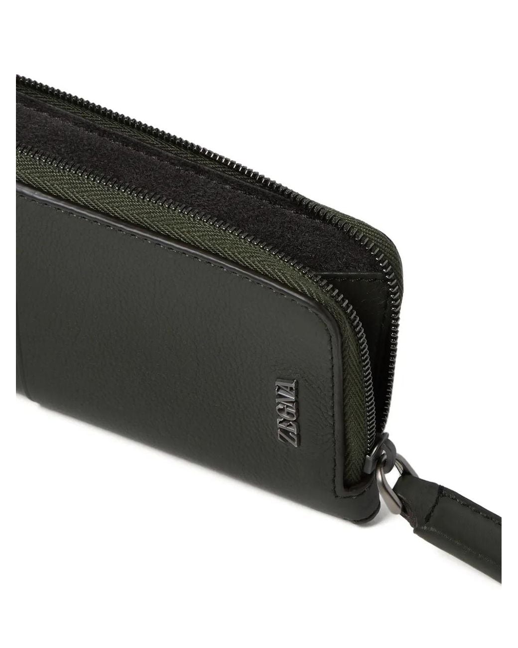 Zegna Green Dark- Secondskin Card Case for men