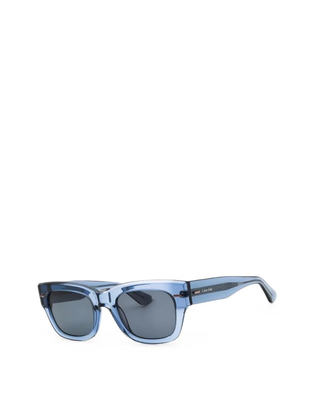 Calvin Klein Blue Rectangle-Frame Sunglasses for men