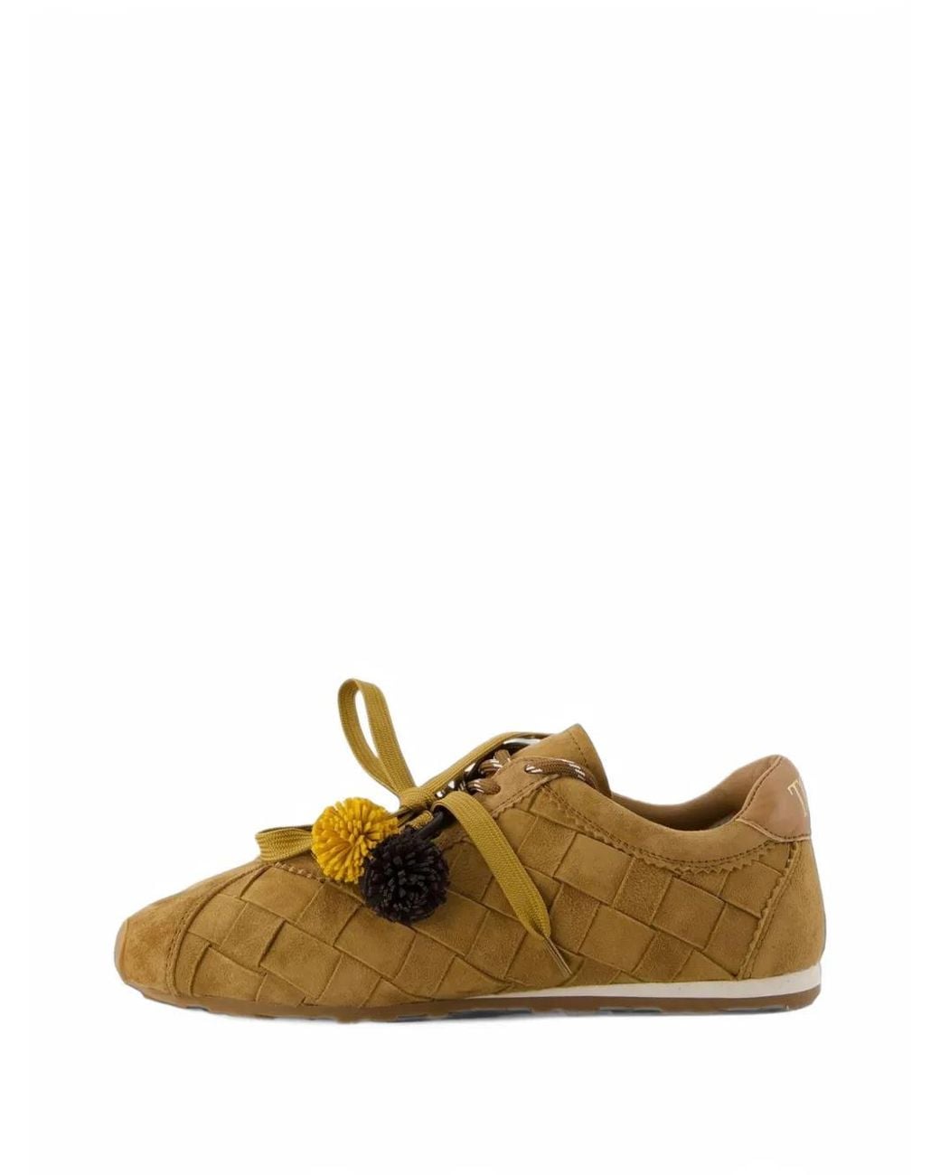 Toral Shoes Metallic Erin Woven Sneakers