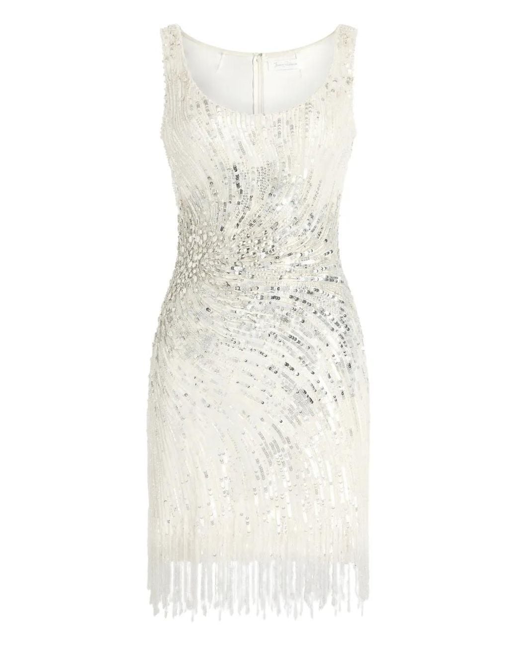 Jenny Packham White Noella Mini Dress