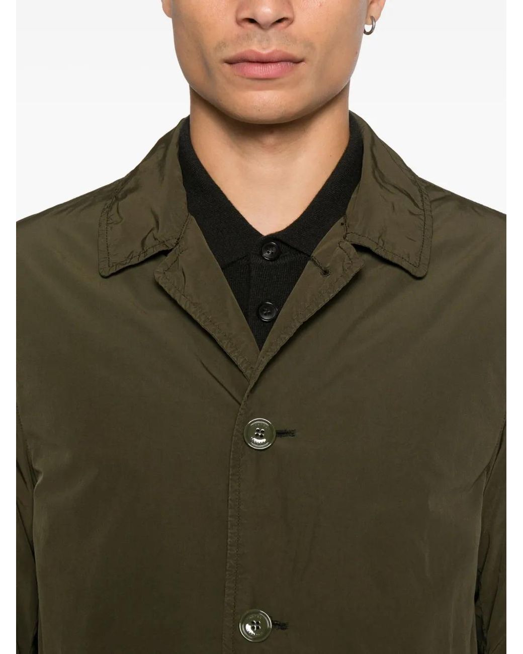 Cappotto Lemon di Aspesi in Green da Uomo