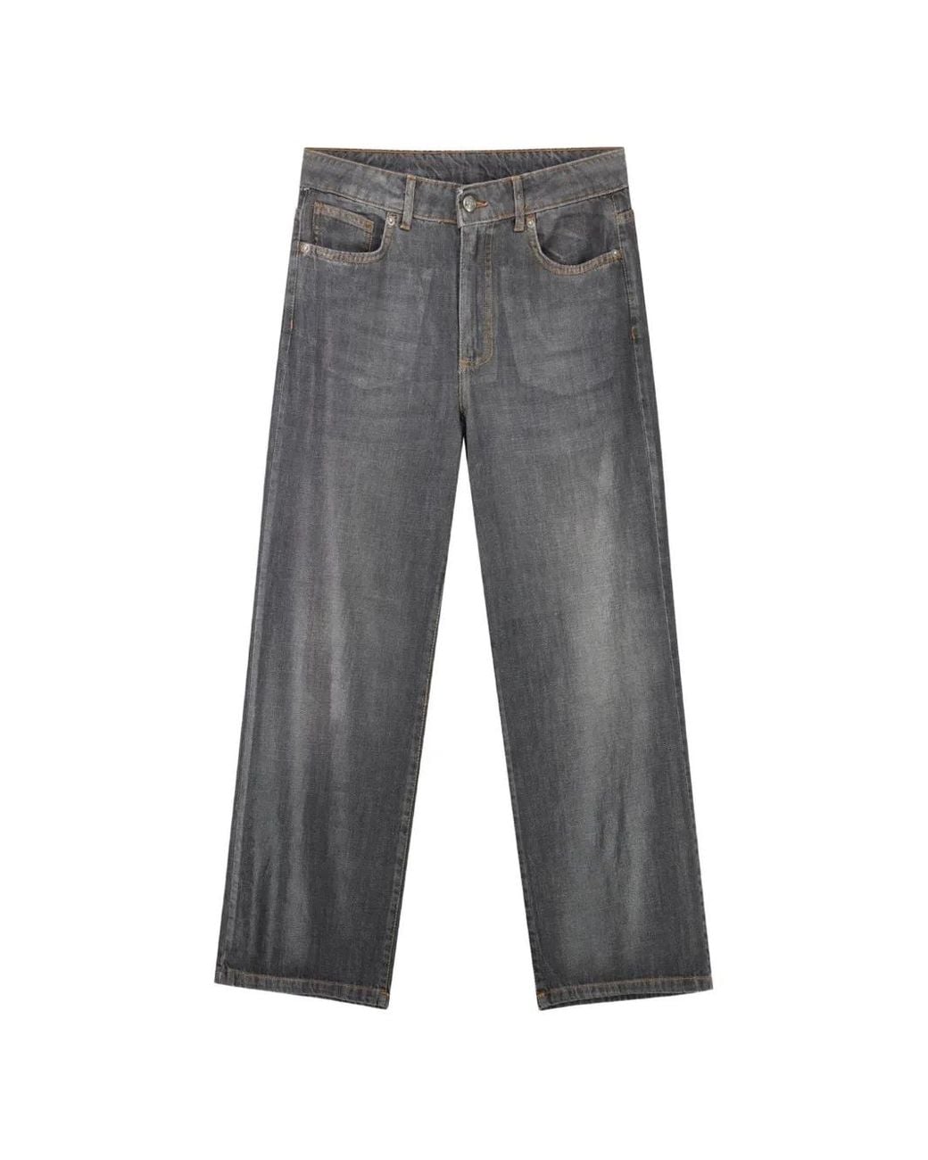 8pm Gray Aiko Cropped Jeans