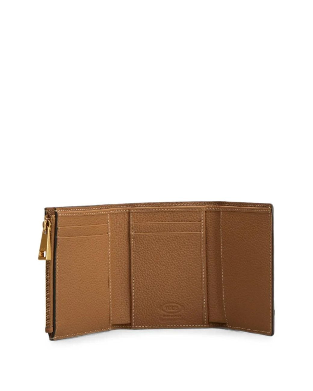 Tod's Brown T Timeless Wallet