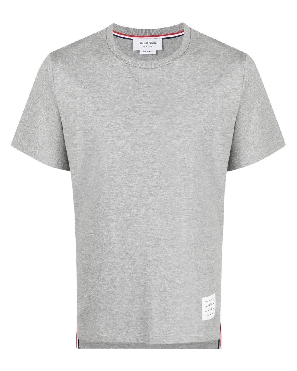 Thom Browne Gray T-Shirts And Polos for men