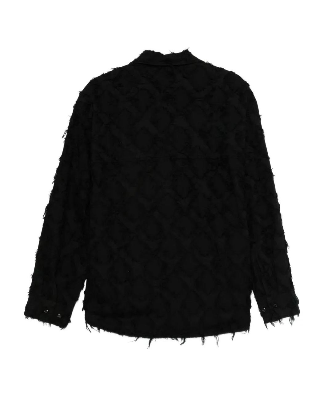 Séfr Black Textured Shirt for men
