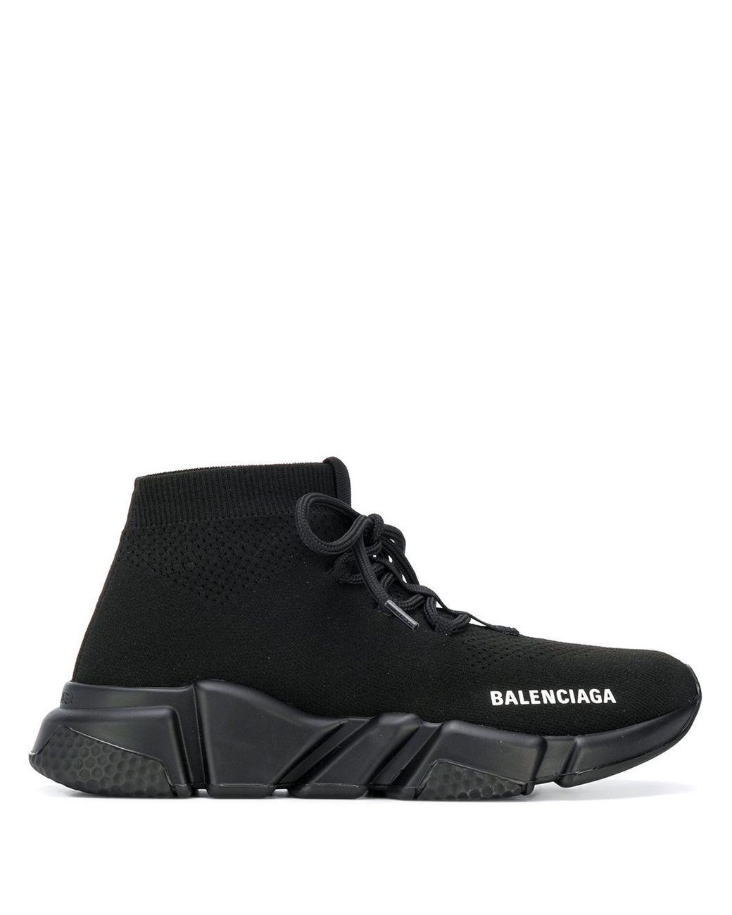 Balenciaga Speed Lace Up Sneakers in Black | Lyst Balenciaga Speed Lace Up Sneakers in Black | Lyst