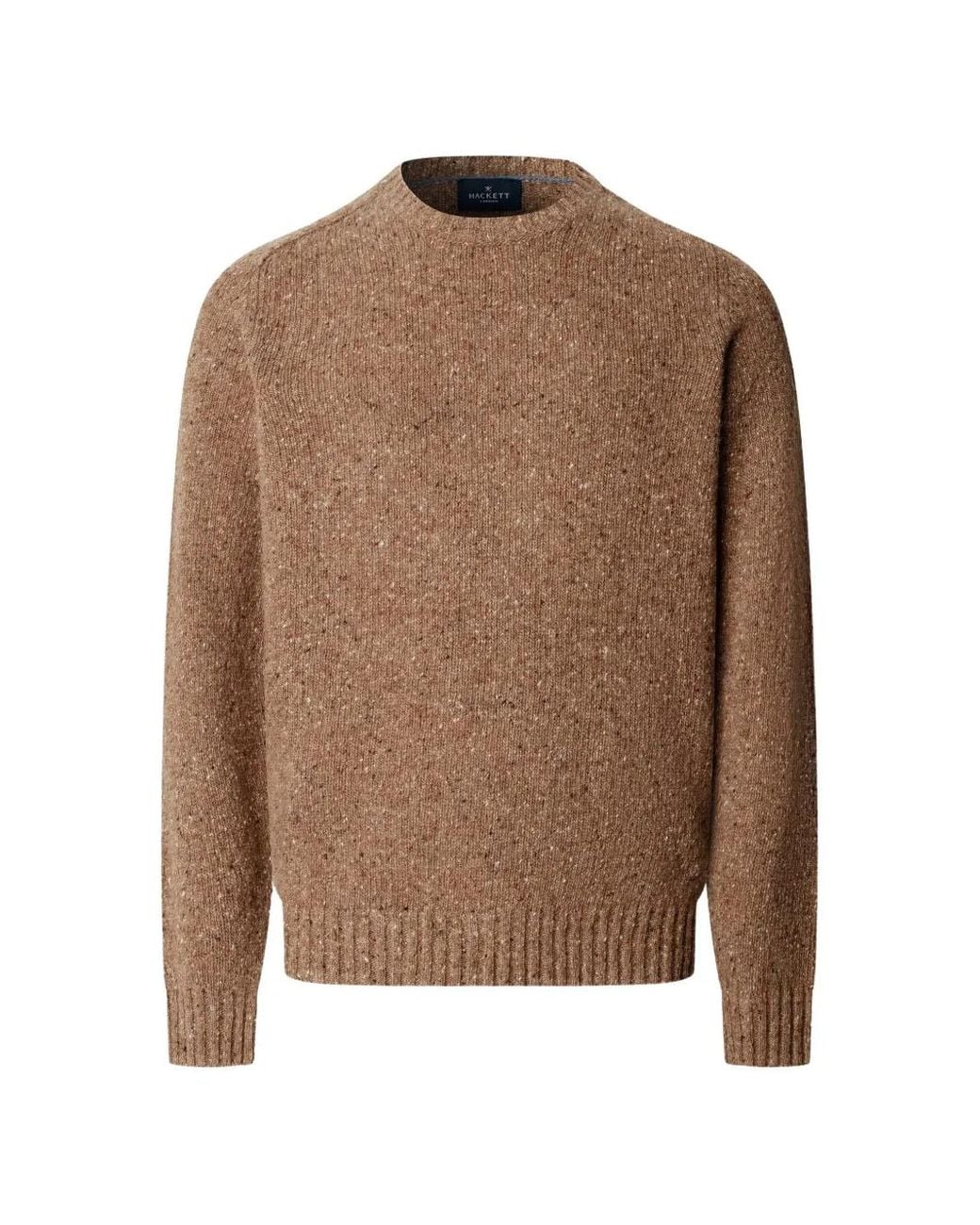 Hackett Brown Pull Donegal En Laine Mérinos for men