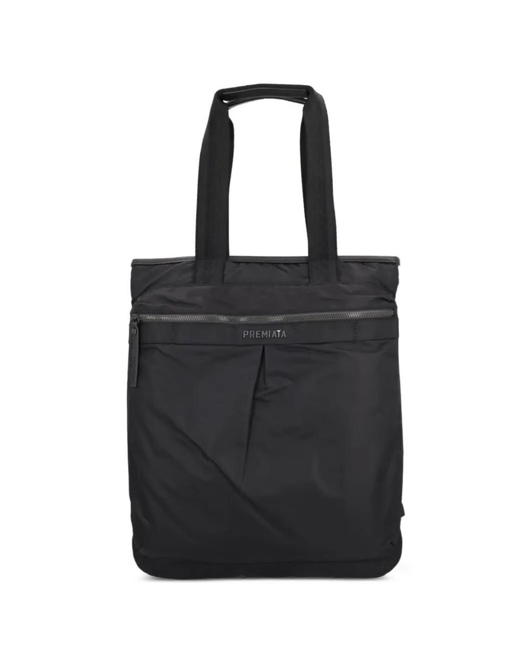 Premiata Black Kymani Logo-Patch Backpack for men