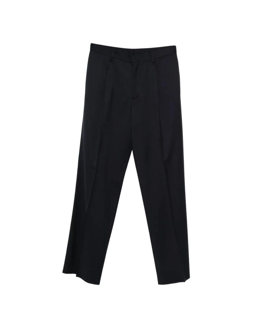 Lardini Black Migio Pleated Trousers for men