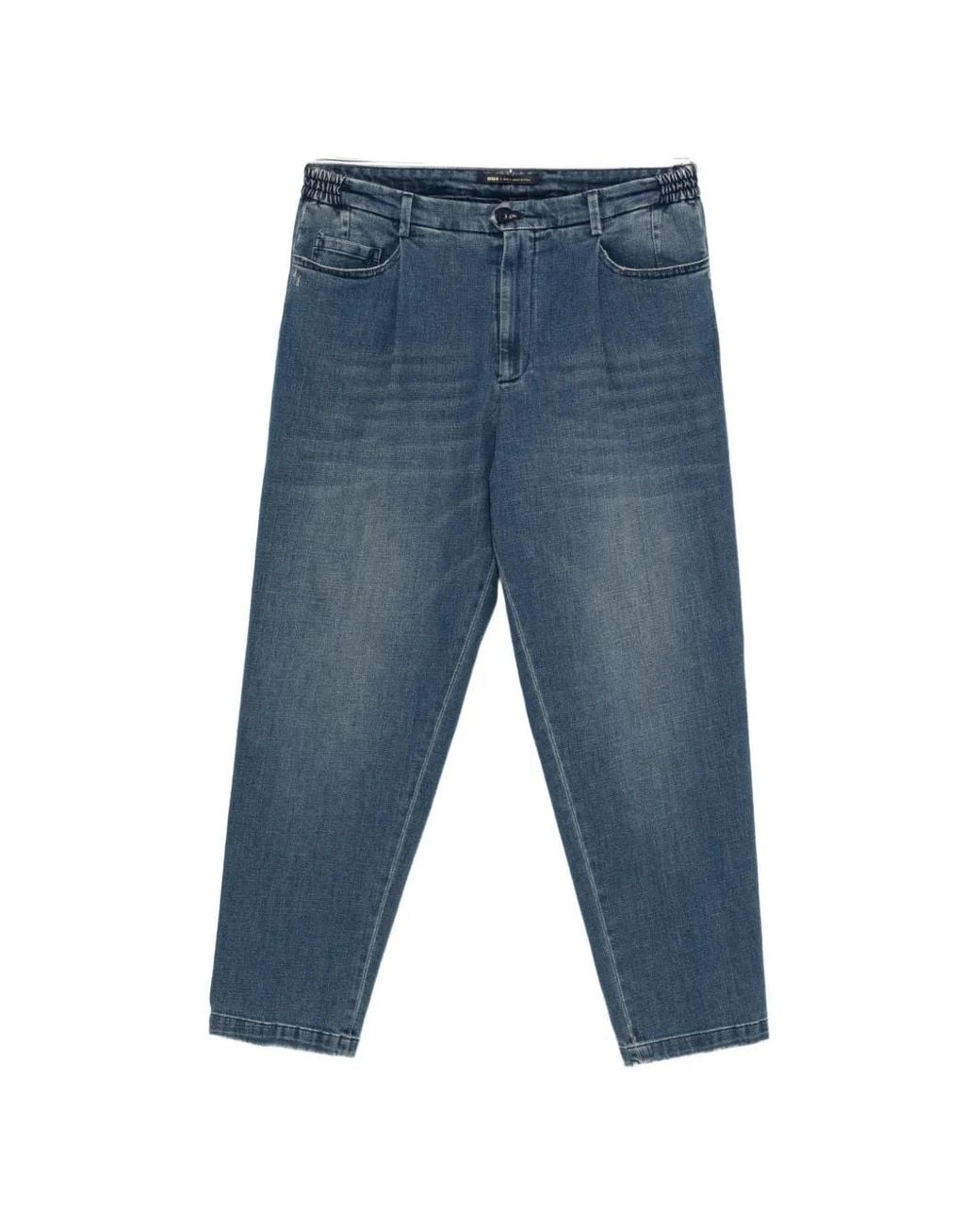 Briglia 1949 Blue Bricklane Pleated Jeans for men