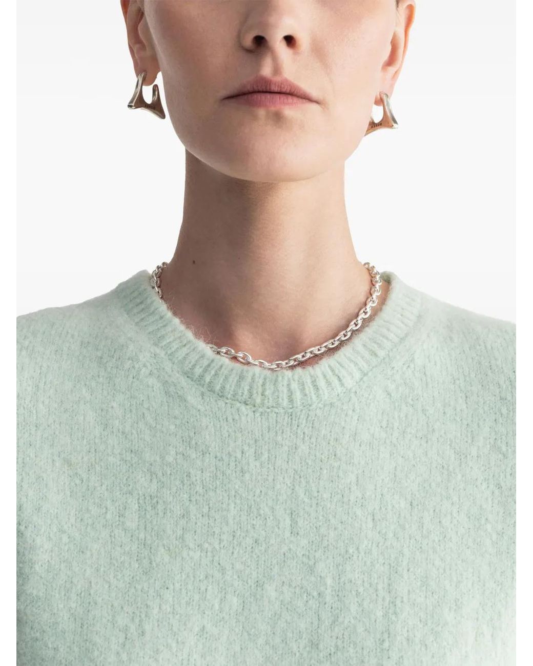 Aeron Green Flaky Knitted Top