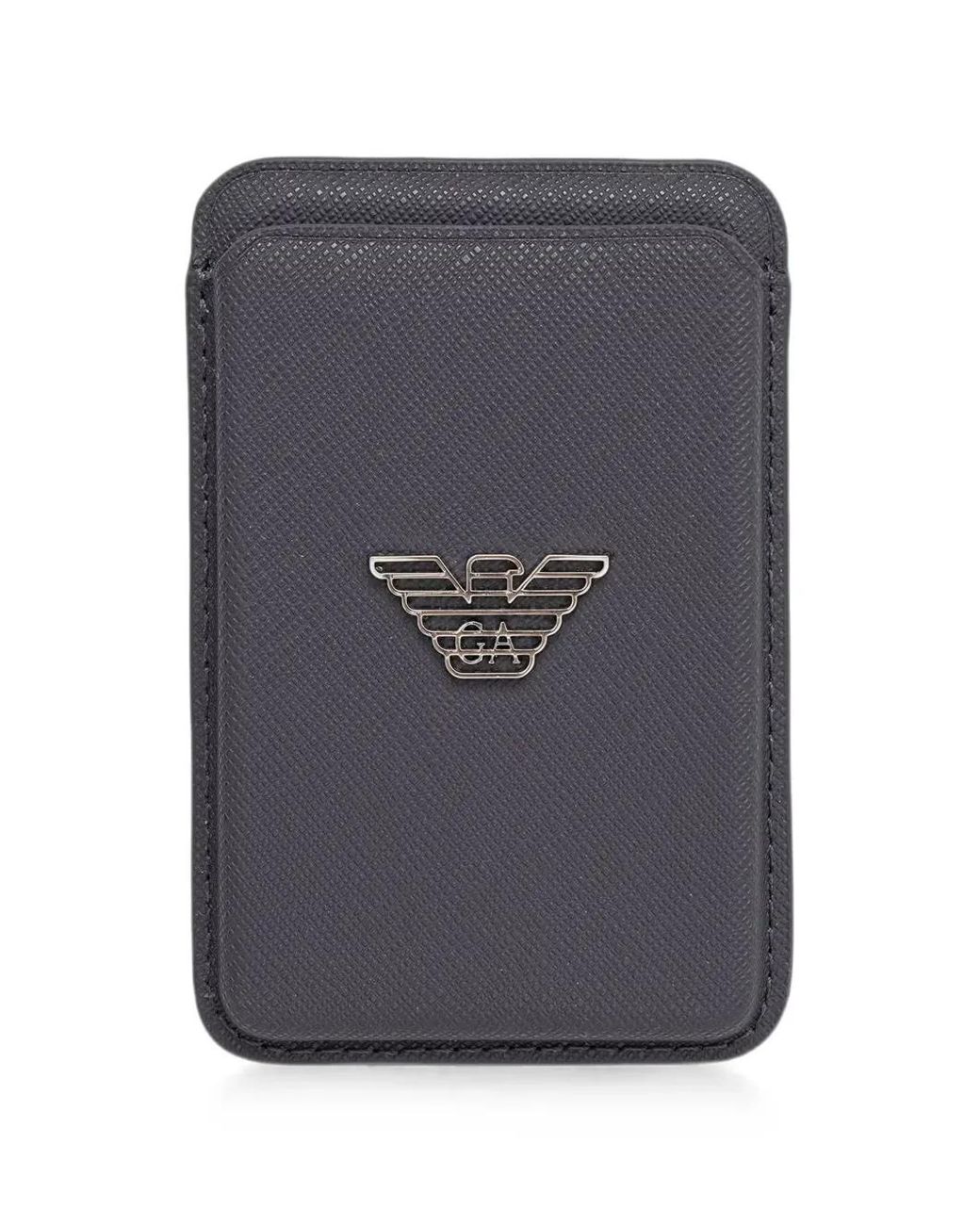 Emporio Armani Blue Phone And Credit Card Holder With Belt for men