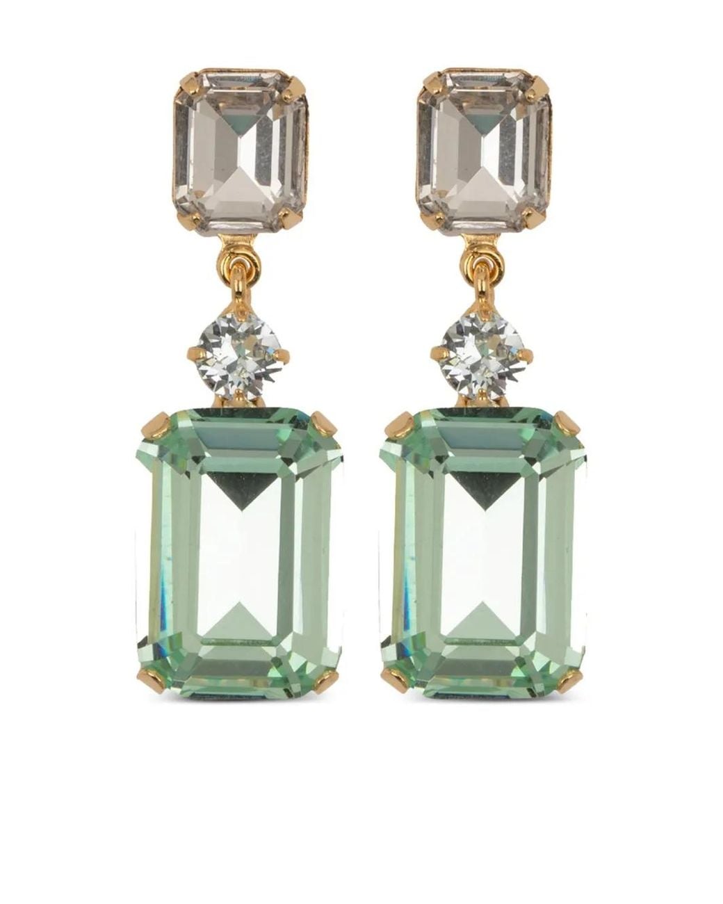 Jennifer Behr Green Justine Earrings