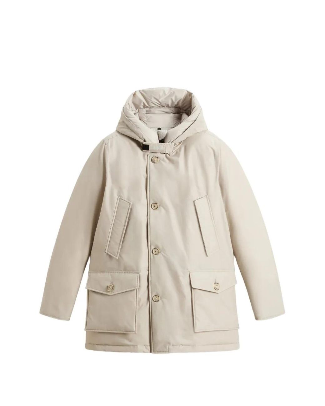 Woolrich White Arctic Parka for men