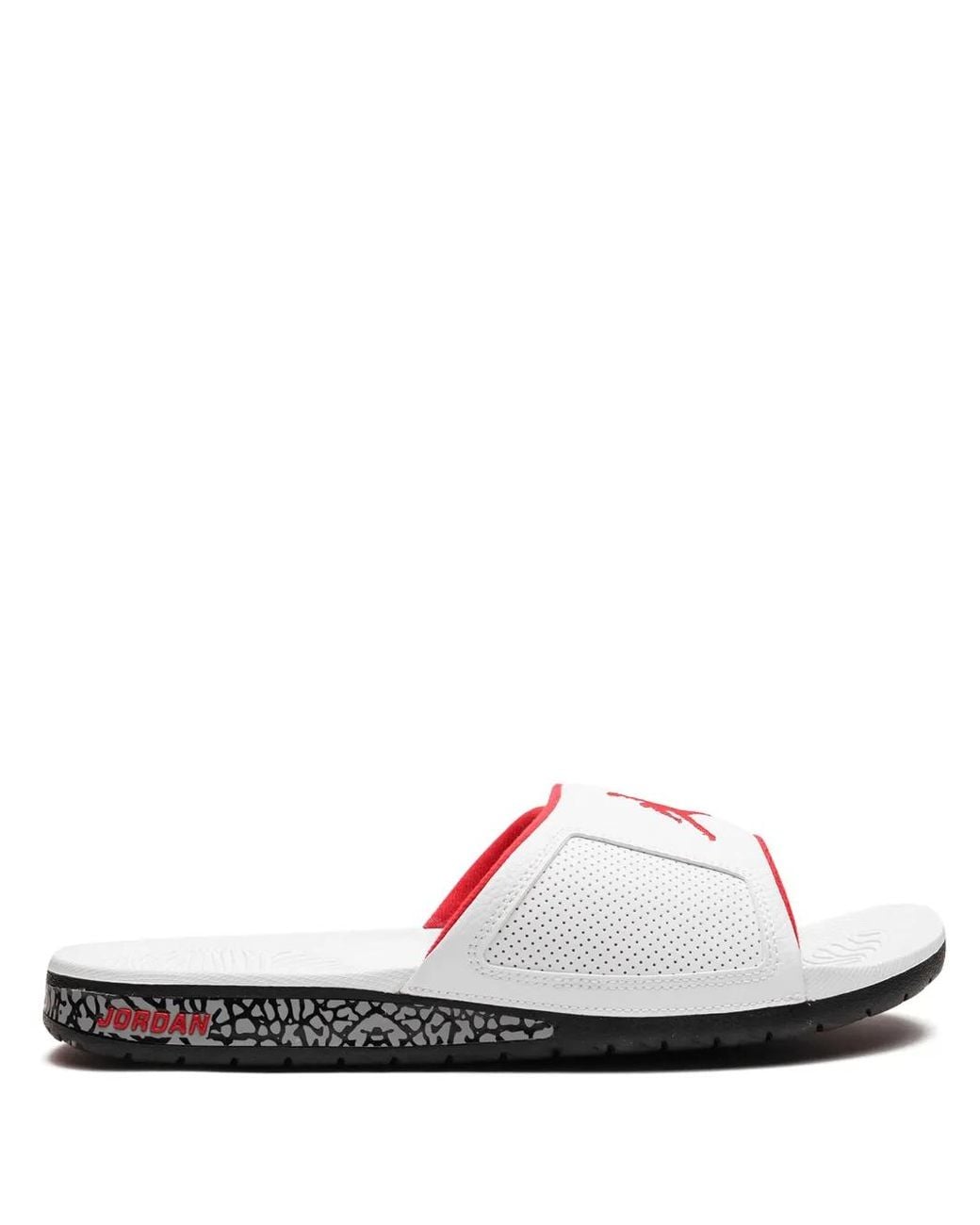 Nike White Hydro 3 Slides for men