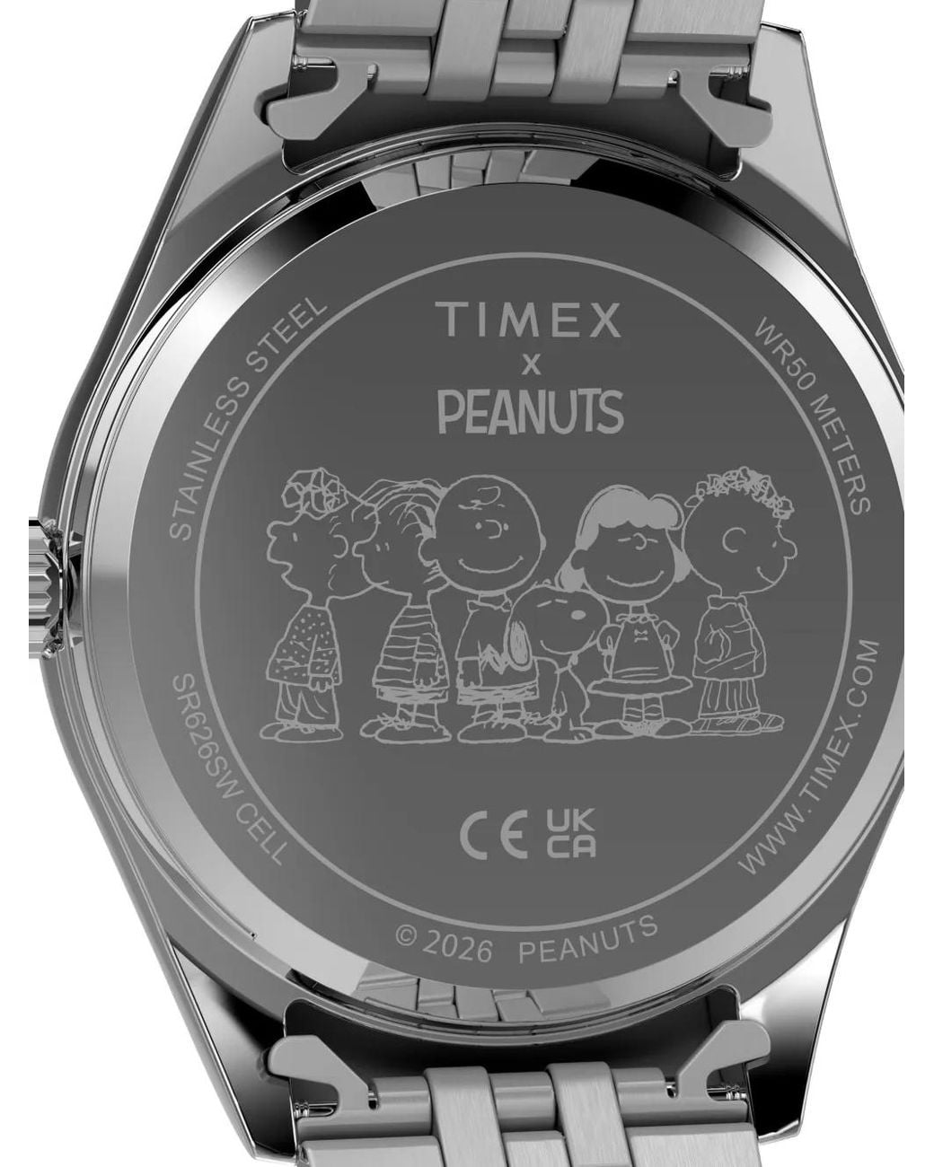 Timex Gray X Peanuts Legacy 36Mm Watch