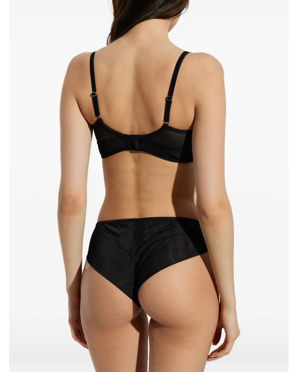 Heist Black Sheer Brazilian Brief