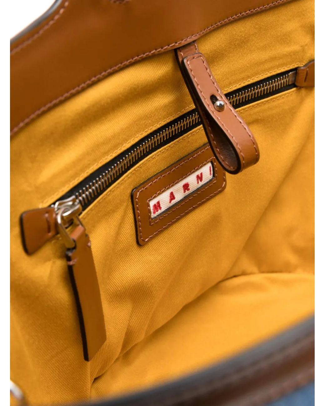 Marni Blue Denim Bucket Bag
