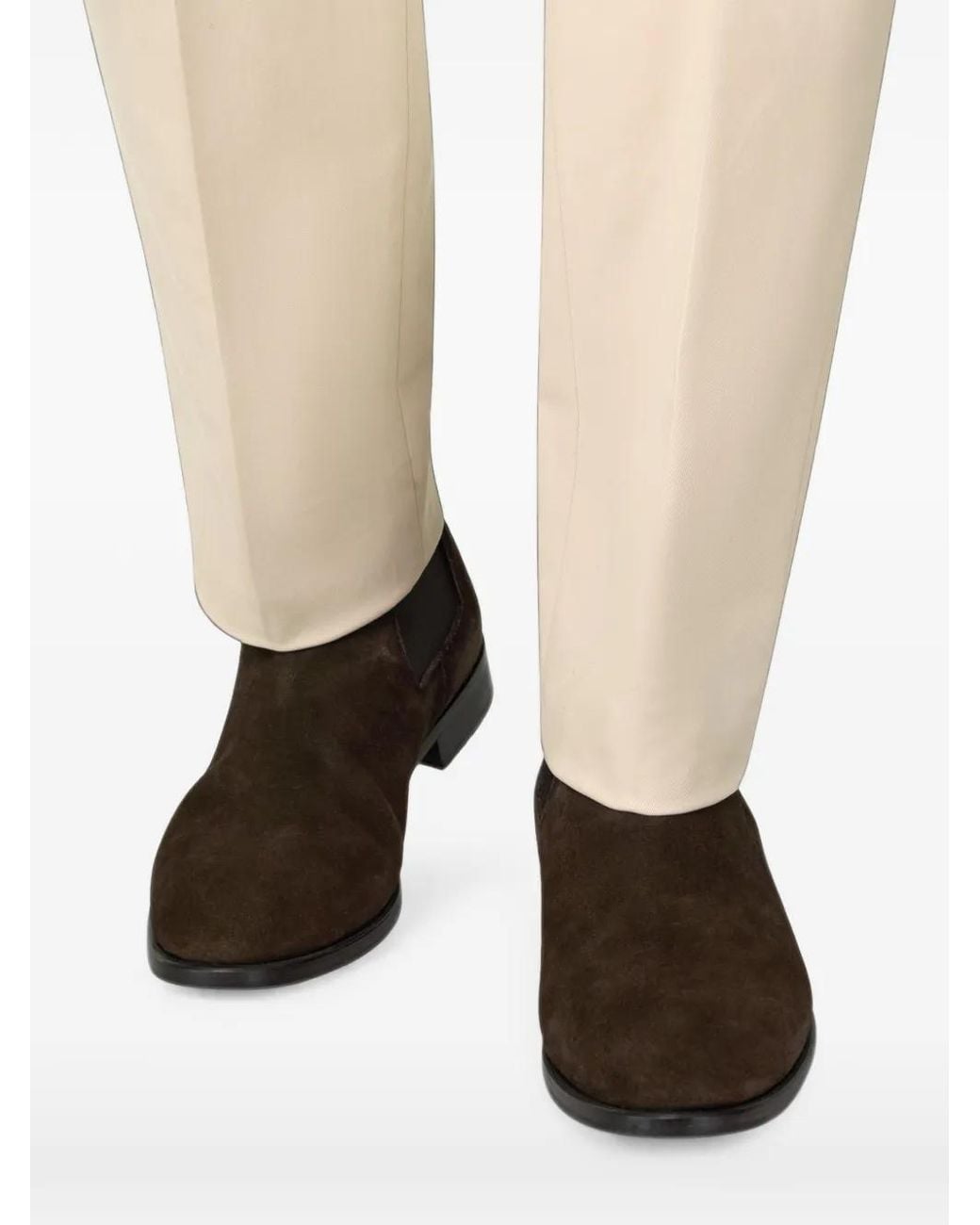 Boggi Black Bottines En Daim for men