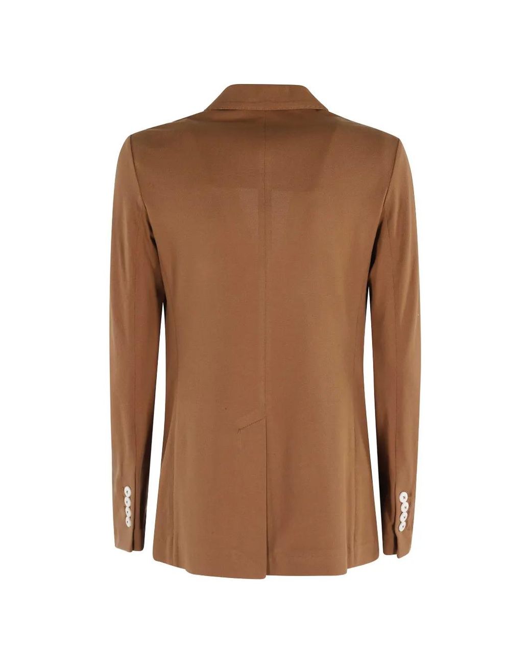 Circolo 1901 Brown Double-Breasted Lightweight Blazer
