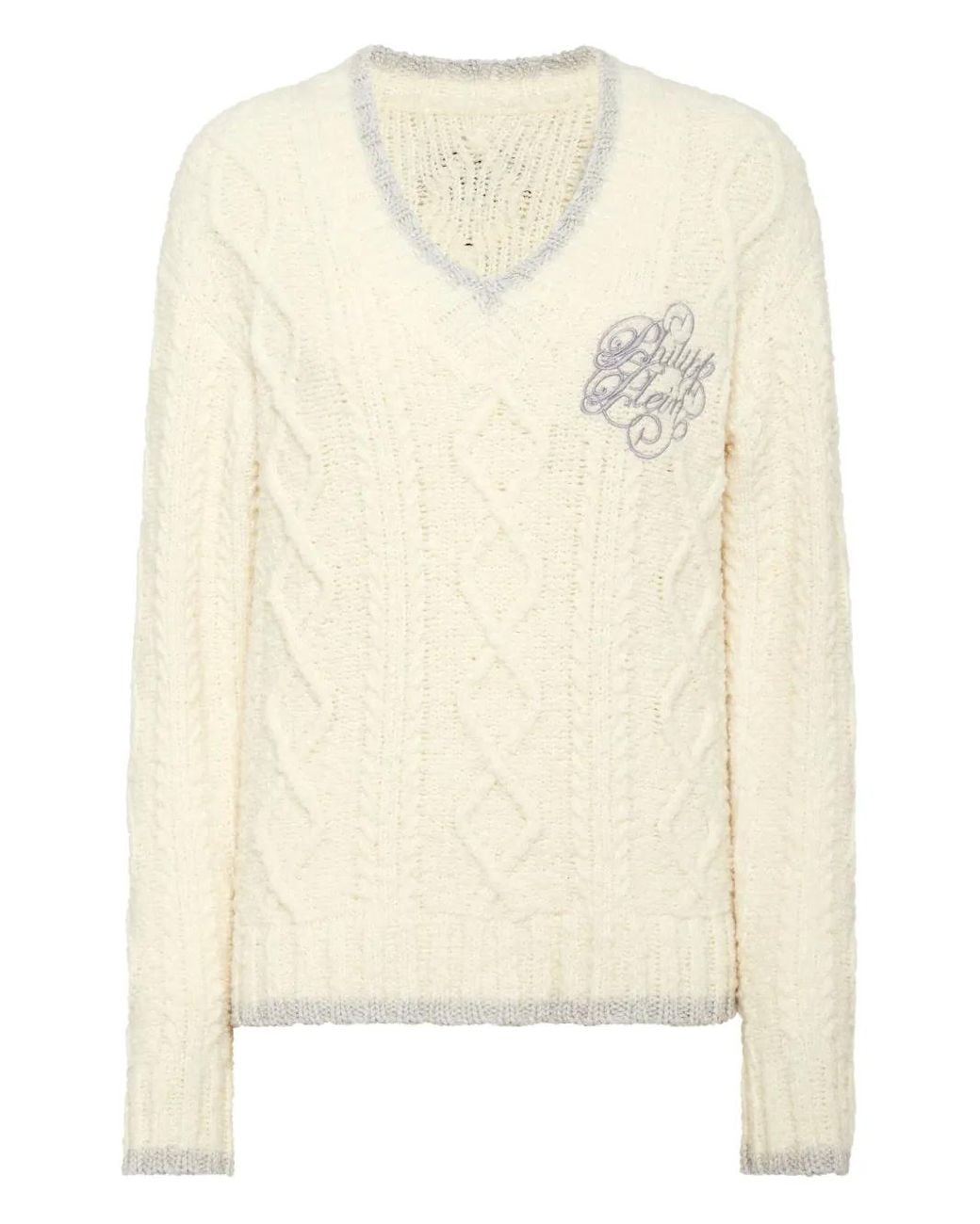 Pull À Logo Brodé Philipp Plein en coloris Natural