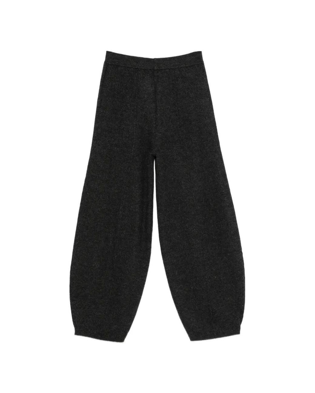 Semicouture White Wool Trousers