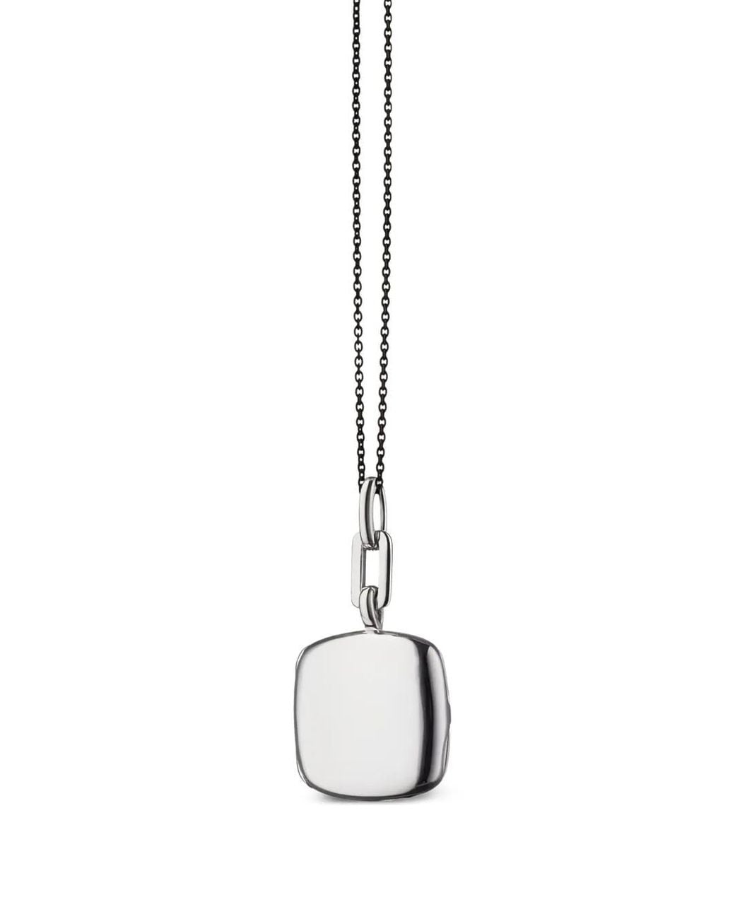 Monica Rich Kosann White Viv Locket Necklace