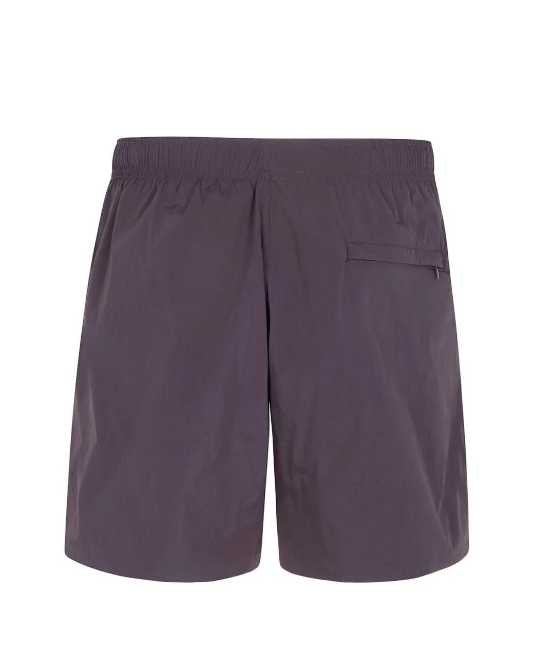 Jil Sander Purple Logo-Print Elasticated Shorts for men