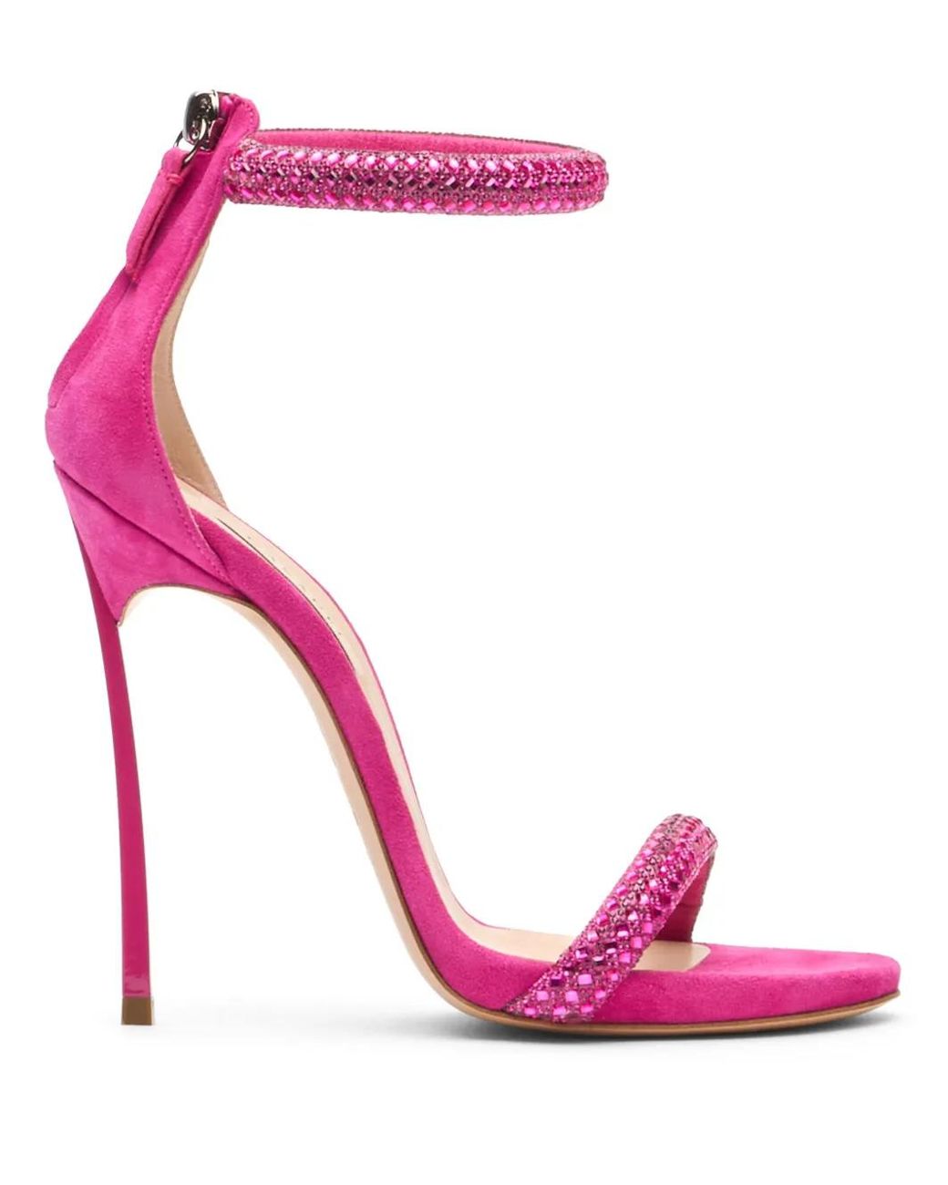 Casadei Pink 120Mm Blade Stratosphere Sandals