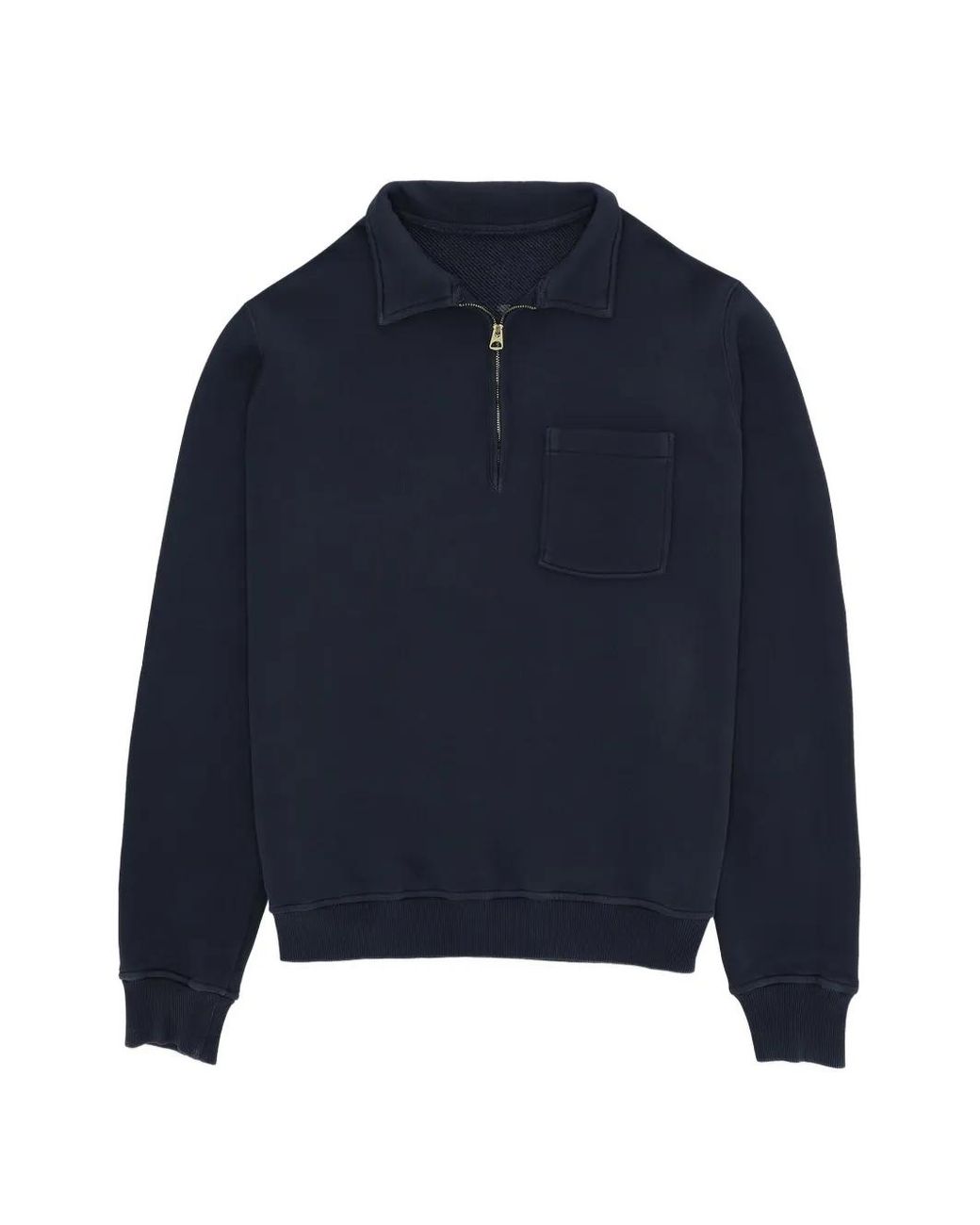 Fortela Blue Yale Zip Sweatshirt for men