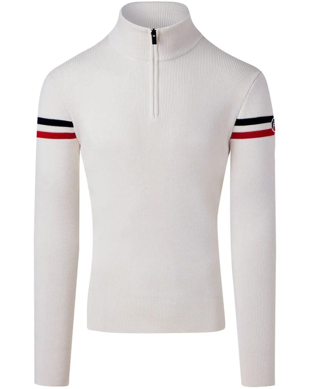 Fusalp White Wengen Sweater for men